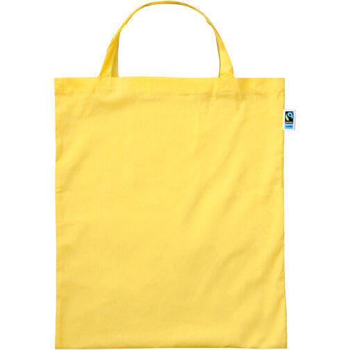 Tasche Aus Baumwolle , gelb, 100 % Baumwolle, 39,00cm x 27,00cm x 56,00cm (Länge x Höhe x Breite), Bild 1