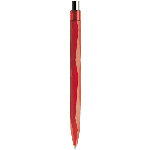 Prodir QS20 PMT Push Kugelschreiber , Prodir, rot / silber poliert, Kunststoff/Metall, 14,10cm x 1,60cm (Länge x Breite), Bild 3