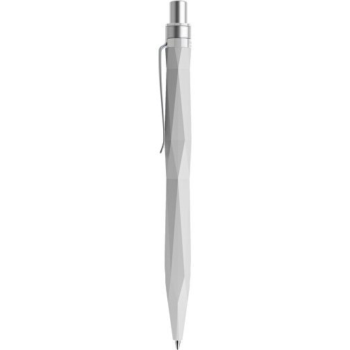 Prodir QS20 PMS Push Kugelschreiber , Prodir, zementgrau / silber satiniert, Kunststoff/Metall, 14,10cm x 1,60cm (Länge x Breite), Bild 2