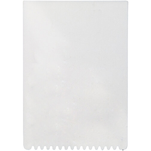 Eiskratzer 'Rechteck' , weiss, Kunststoff, 14,70cm x 0,30cm x 10,30cm (Länge x Höhe x Breite), Bild 1