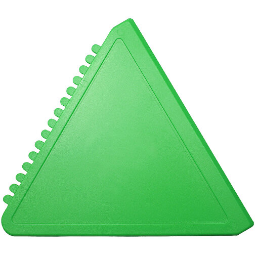 Eiskratzer 'Dreieck' , standard-grün, Kunststoff, 12,00cm x 0,30cm x 11,60cm (Länge x Höhe x Breite), Bild 1