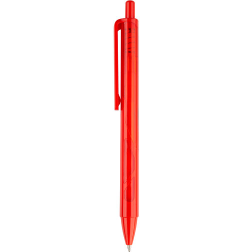 Kugelschreiber Favour Bunt , Promo Effects, rot, Kunststoff, 14,20cm (Länge), Bild 2