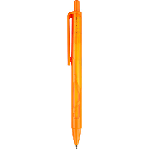 Kugelschreiber Favour Bunt , Promo Effects, orange, Kunststoff, 14,20cm (Länge), Bild 2