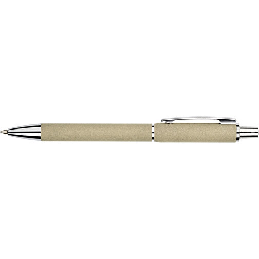 Kugelschreiber Sand , Promo Effects, beige, Aluminium, 14,00cm x 1,00cm (Länge x Breite), Bild 7