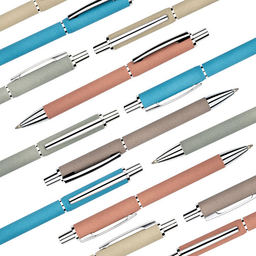 Kugelschreiber Sand , Promo Effects, grau, Aluminium, 14,00cm x 1,00cm (Länge x Breite), Bild 10