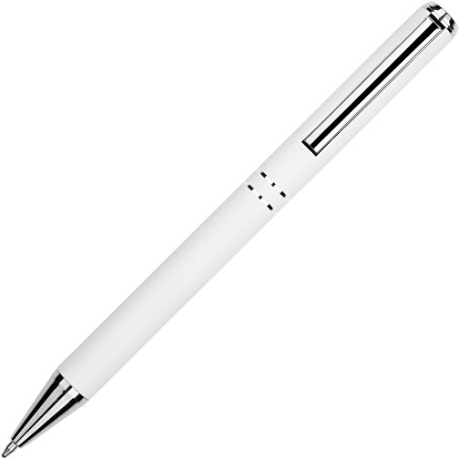 Kugelschreiber Lagos Matt , Promo Effects, weiß, Aluminium, 14,60cm x 1,10cm (Länge x Breite), Bild 5