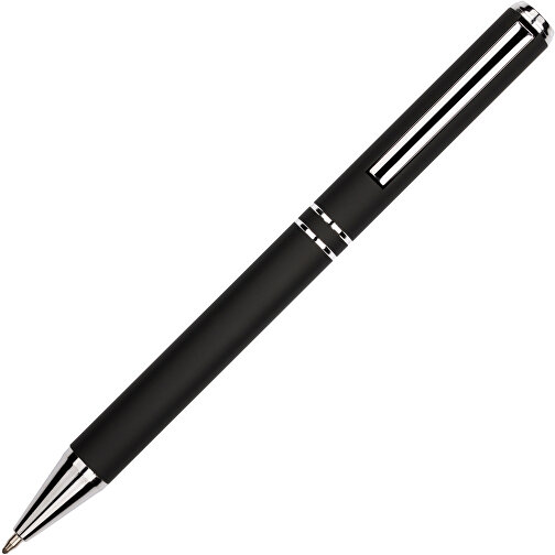 Kugelschreiber Lagos Matt , Promo Effects, schwarz, Aluminium, 14,60cm x 1,10cm (Länge x Breite), Bild 5