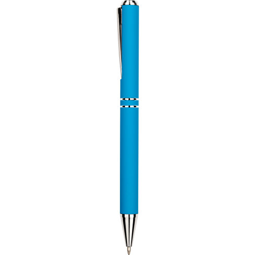 Kugelschreiber Lagos Matt , Promo Effects, hellblau, Aluminium, 14,60cm x 1,10cm (Länge x Breite), Bild 3
