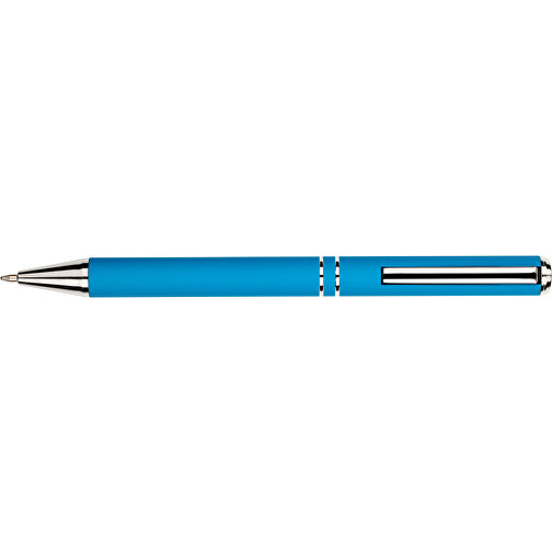 Kugelschreiber Lagos Matt , Promo Effects, hellblau, Aluminium, 14,60cm x 1,10cm (Länge x Breite), Bild 6