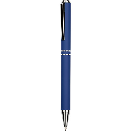 Kugelschreiber Lagos Matt , Promo Effects, dunkelblau, Aluminium, 14,60cm x 1,10cm (Länge x Breite), Bild 1