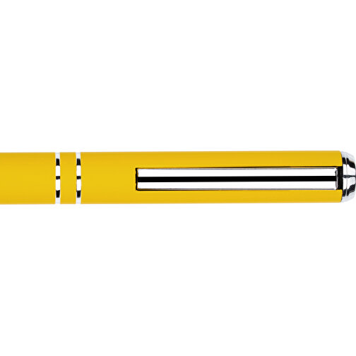 Kugelschreiber Lagos Matt , Promo Effects, gelb, Aluminium, 14,60cm x 1,10cm (Länge x Breite), Bild 9