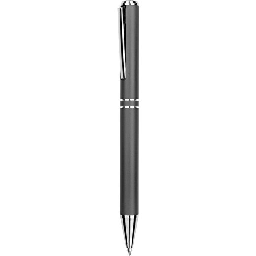 Kugelschreiber Lagos Metallic , Promo Effects, grau, Aluminium, 14,70cm x 2,10cm (Länge x Breite), Bild 1