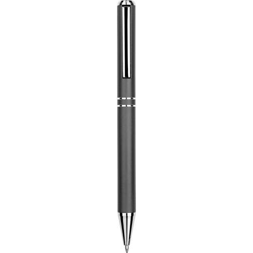 Kugelschreiber Lagos Metallic , Promo Effects, grau, Aluminium, 14,70cm x 2,10cm (Länge x Breite), Bild 2