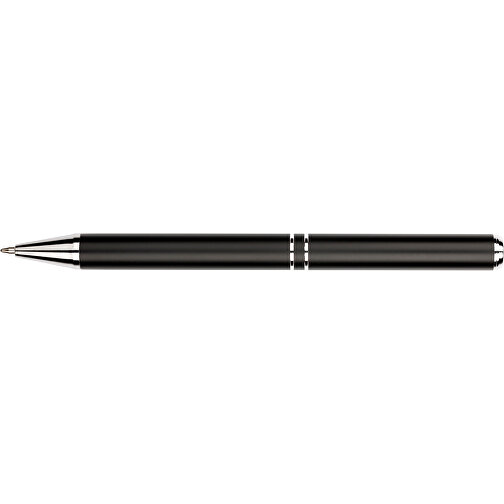 Kugelschreiber Lagos Metallic , Promo Effects, schwarz, Aluminium, 14,70cm x 2,10cm (Länge x Breite), Bild 8