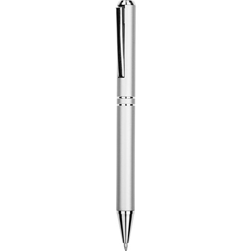 Kugelschreiber Lagos Metallic , Promo Effects, silber, Aluminium, 14,70cm x 2,10cm (Länge x Breite), Bild 3