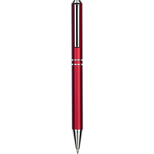 Kugelschreiber Lagos Metallic , Promo Effects, rot, Aluminium, 14,70cm x 2,10cm (Länge x Breite), Bild 2