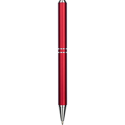 Kugelschreiber Lagos Metallic , Promo Effects, rot, Aluminium, 14,70cm x 2,10cm (Länge x Breite), Bild 4