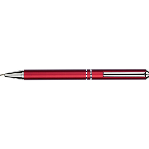 Kugelschreiber Lagos Metallic , Promo Effects, rot, Aluminium, 14,70cm x 2,10cm (Länge x Breite), Bild 6