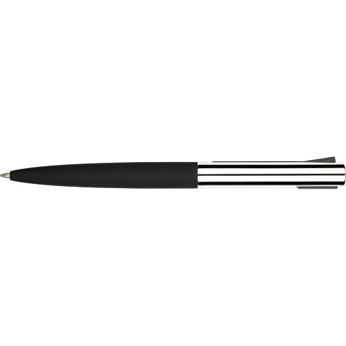 Kugelschreiber Marokko , Promo Effects, silber-schwarz, Aluminium, 14,30cm x 1,20cm (Länge x Breite), Bild 8