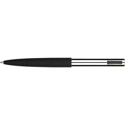 Kugelschreiber Marokko , Promo Effects, silber-schwarz, Aluminium, 14,30cm x 1,20cm (Länge x Breite), Bild 9