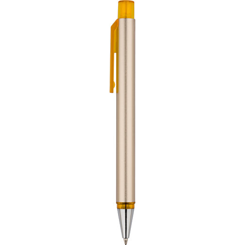 Kugelschreiber Ally , Promo Effects, gelb, Metall, Kunststoff, 13,80cm (Länge), Bild 1