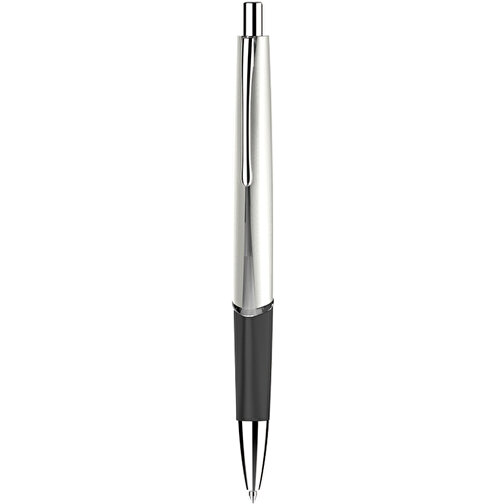 Kugelschreiber Rainbow Metallic , Promo Effects, weiß, Kunststoff/Metall, 14,00cm (Länge), Bild 1