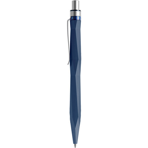 Prodir QS20 Soft Touch PRS Push Kugelschreiber , Prodir, sodalithblau / silber satiniert, Kunststoff/Metall, 14,10cm x 1,60cm (Länge x Breite), Bild 2