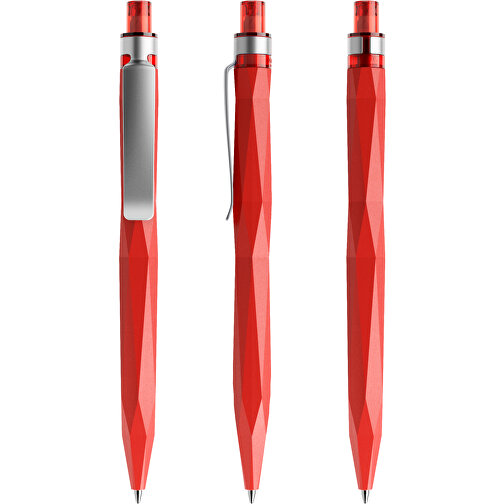 Prodir QS20 PMS Push Kugelschreiber , Prodir, rot, Kunststoff/Metall, 14,10cm x 1,60cm (Länge x Breite), Bild 6