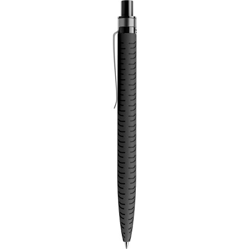 Prodir QS03 Soft Touch PRS Push Kugelschreiber , Prodir, schwarz/graphit, Kunststoff/Metall, 14,10cm x 1,60cm (Länge x Breite), Bild 2