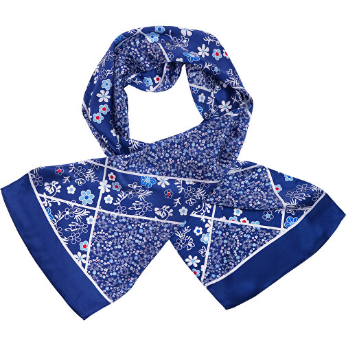 foulard, pure soie, satin, ca. 27x140 cm, Image 1