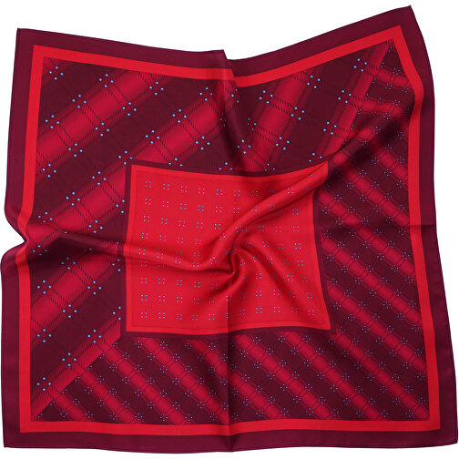 Nicki skjerf, ren silke, twill, trykt, ca. 53 x 53 cm, Bilde 1