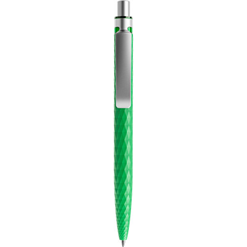 Prodir QS01 PMS Push Kugelschreiber , Prodir, hellgrün/silber satiniert, Kunststoff/Metall, 14,10cm x 1,60cm (Länge x Breite), Bild 1