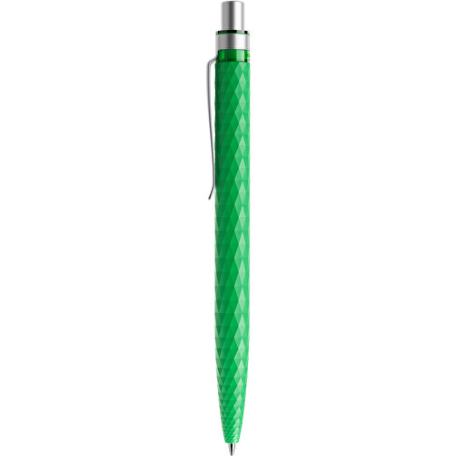 Prodir QS01 PMS Push Kugelschreiber , Prodir, hellgrün/silber satiniert, Kunststoff/Metall, 14,10cm x 1,60cm (Länge x Breite), Bild 2