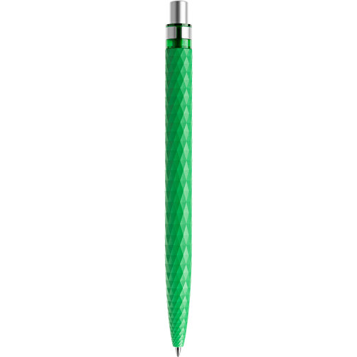 Prodir QS01 PMS Push Kugelschreiber , Prodir, hellgrün/silber satiniert, Kunststoff/Metall, 14,10cm x 1,60cm (Länge x Breite), Bild 3