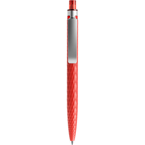 Prodir QS01 PMS Push Kugelschreiber , Prodir, rot, Kunststoff/Metall, 14,10cm x 1,60cm (Länge x Breite), Bild 1