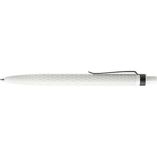 Prodir QS01 PMS Push Kugelschreiber , Prodir, weiss/schwarz, Kunststoff/Metall, 14,10cm x 1,60cm (Länge x Breite), Bild 5