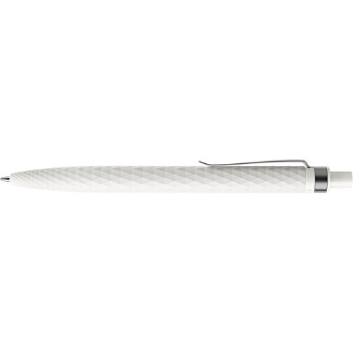 Prodir QS01 PMS Push Kugelschreiber , Prodir, weiss/graphit, Kunststoff/Metall, 14,10cm x 1,60cm (Länge x Breite), Bild 5