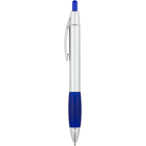 Kugelschreiber Kandi , Promo Effects, silber / blau, Kunststoff, 14,10cm (Länge), Bild 4