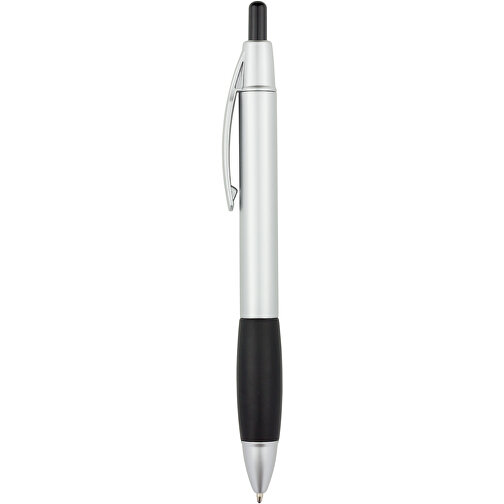 Kugelschreiber Kandi , Promo Effects, silber / schwarz, Kunststoff, 14,10cm (Länge), Bild 4