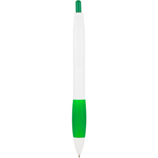 Kugelschreiber Kandi , Promo Effects, weiß / grün, Kunststoff, 14,10cm (Länge), Bild 5