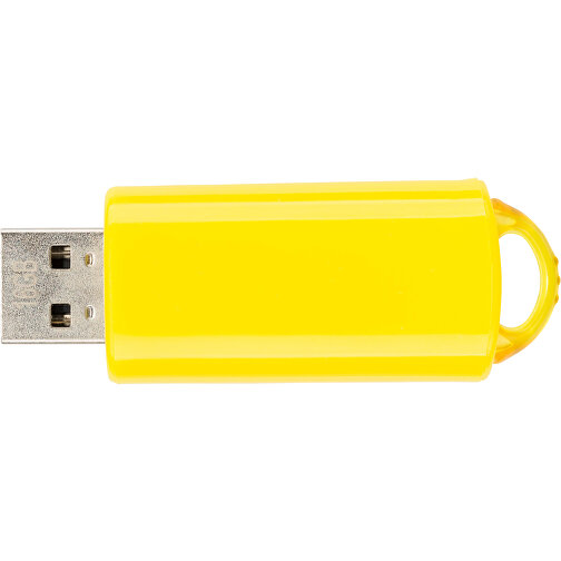 USB-Stick SPRING 3.0 64GB , Promo Effects MB , gelb MB , 65 GB , Kunststoff MB , 10 - 45 MB/s MB , 5,80cm x 1,20cm x 2,10cm (Länge x Höhe x Breite), Bild 4