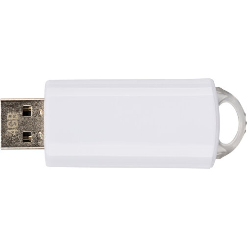 USB-Stick SPRING 3.0 32GB , Promo Effects MB , weiß MB , 32 GB , Kunststoff MB , 10 - 45 MB/s MB , 5,80cm x 1,20cm x 2,10cm (Länge x Höhe x Breite), Bild 4
