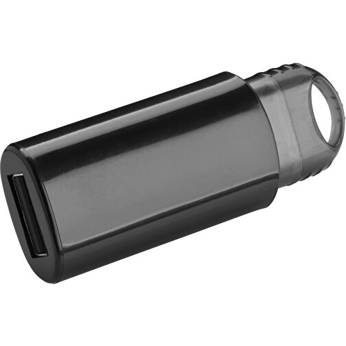 USB-Stick SPRING 3.0 32GB , Promo Effects MB , schwarz MB , 32 GB , Kunststoff MB , 10 - 45 MB/s MB , 5,80cm x 1,20cm x 2,10cm (Länge x Höhe x Breite), Bild 2