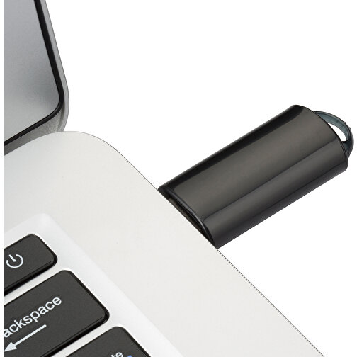 USB-Stick SPRING 3.0 16GB , Promo Effects MB , schwarz MB , 16 GB , Kunststoff MB , 10 - 45 MB/s MB , 5,80cm x 1,20cm x 2,10cm (Länge x Höhe x Breite), Bild 5