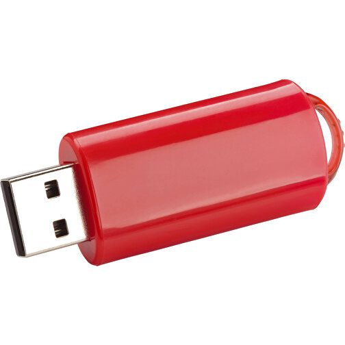 USB-Stick SPRING 8GB , Promo Effects MB , rot MB , 8 GB , Kunststoff MB , 3 - 10 MB/s MB , 5,80cm x 1,20cm x 2,10cm (Länge x Höhe x Breite), Bild 1