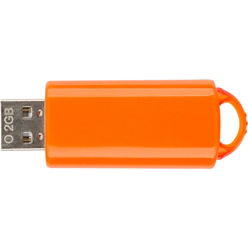 USB-Stick SPRING 4GB , Promo Effects MB , orange MB , 4 GB , Kunststoff MB , 3 - 10 MB/s MB , 5,80cm x 1,20cm x 2,10cm (Länge x Höhe x Breite), Bild 4