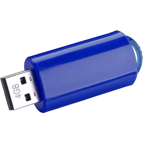 USB-Stick SPRING 32GB , Promo Effects MB , blau MB , 32 GB , Kunststoff MB , 3 - 10 MB/s MB , 5,80cm x 1,20cm x 2,10cm (Länge x Höhe x Breite), Bild 1