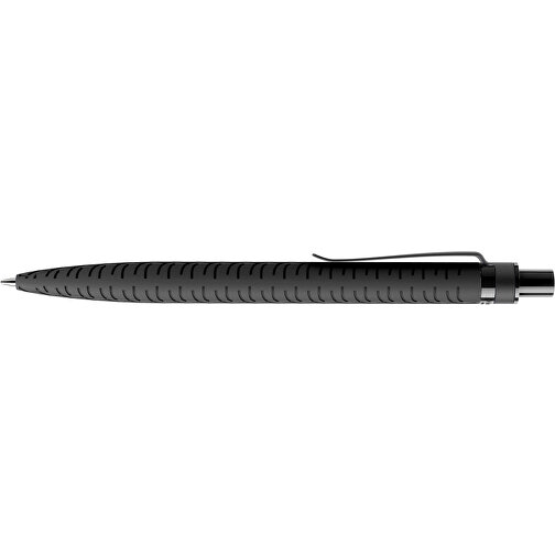 Prodir QS03 Soft Touch PRS Push Kugelschreiber , Prodir, schwarz/schwarz, Kunststoff/Metall, 14,10cm x 1,60cm (Länge x Breite), Bild 5