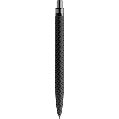 Prodir QS03 Soft Touch PRS Push Kugelschreiber , Prodir, schwarz/graphit satiniert, Kunststoff/Metall, 14,10cm x 1,60cm (Länge x Breite), Bild 3