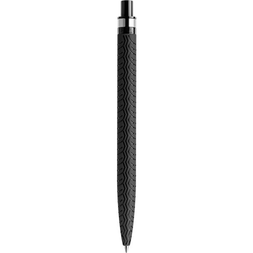 Prodir QS03 PMS Push Kugelschreiber , Prodir, schwarz/silber, Kunststoff/Metall, 14,10cm x 1,60cm (Länge x Breite), Bild 3